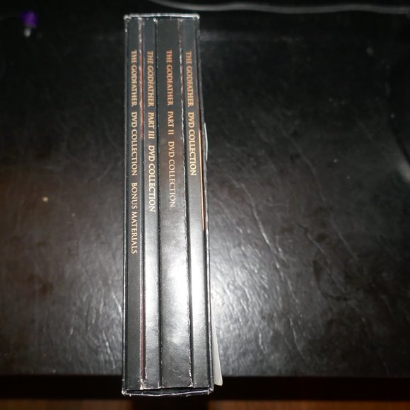 THE GODFATHER DVD COLLECTION 5 DVD SET GODFATHER 1 2 3 AL PACINO BRANDO DINERO - Picture 2 of 6